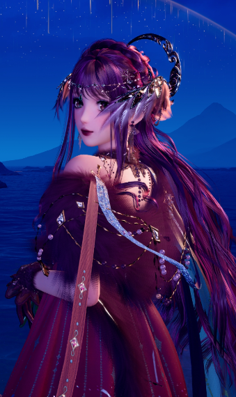 The purple Nymph image