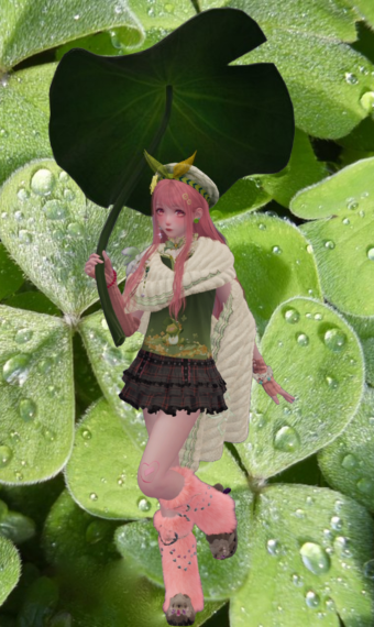 green coated adventure image