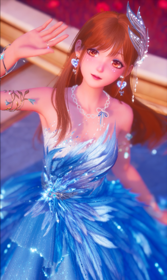 Angelic blue image