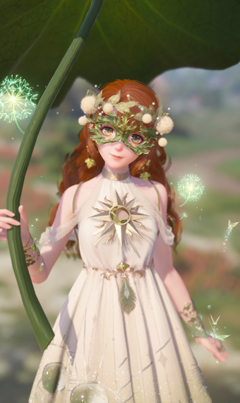 Fairy in green image