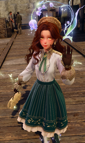 Elegant Adventurer: Forest wanderer image
