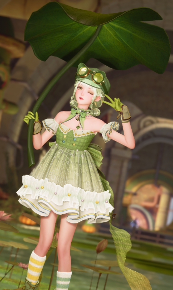 Ribbit Ruffles image