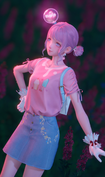 Pink Illumination image