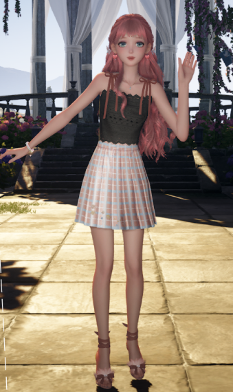black and pink image