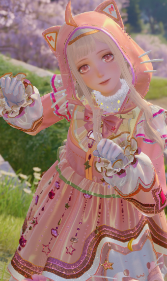 Peachy Pink Kitty image