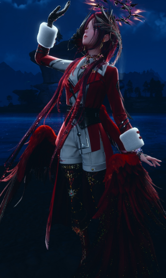 Aela Suri Crimson Snowstorm Outfit image