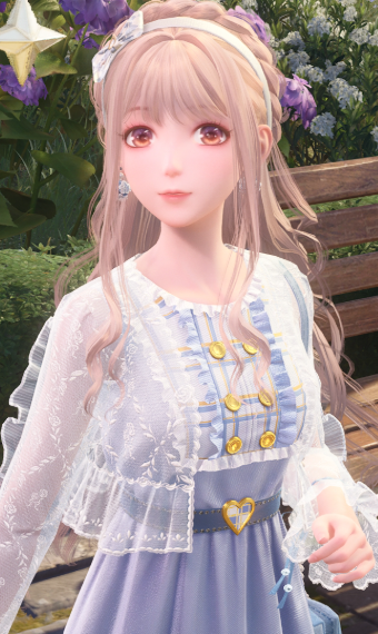 blue heart and ribbon image
