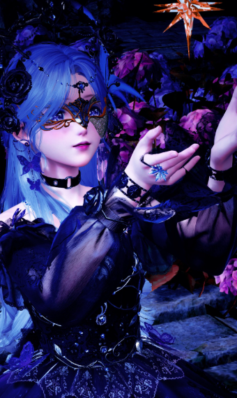Purple Goth Butterfly image
