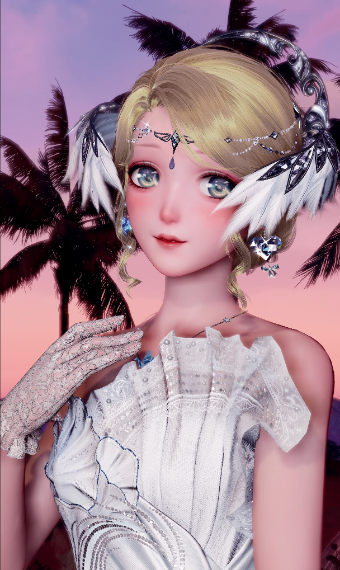 Blushful bride image