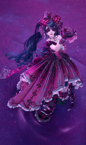 Pink and Black Goth Look image