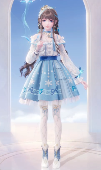 Nikki in blue image