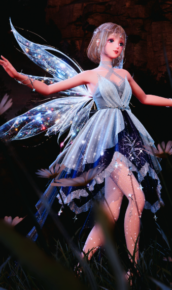 rain-touched fairy image
