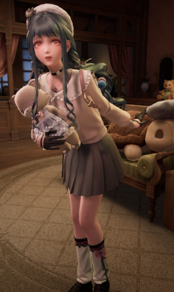 playing with plushies image