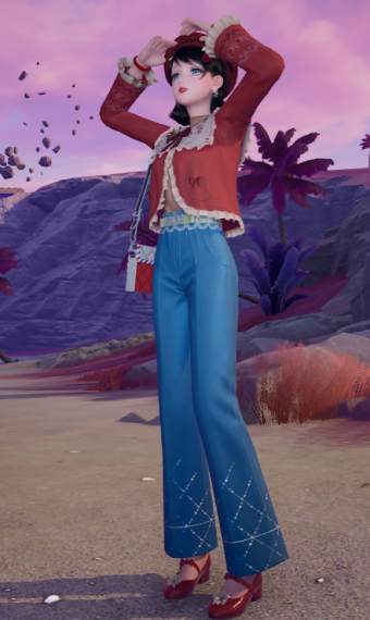 Joyful red image