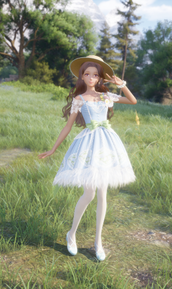 summer girl image