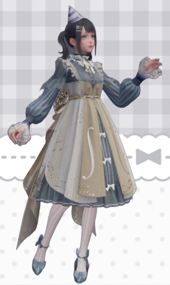 blue tinted frills image
