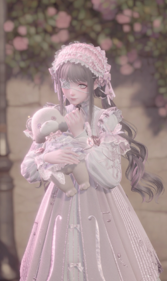 little pink doll image