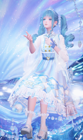 blue princess image