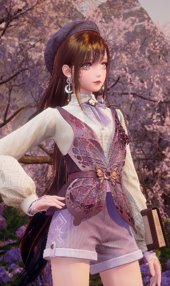 Purple blossom image