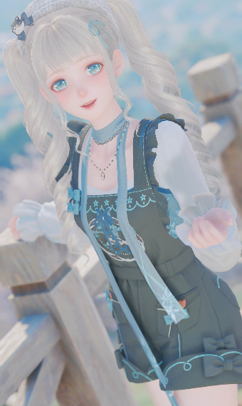 warm blue day image