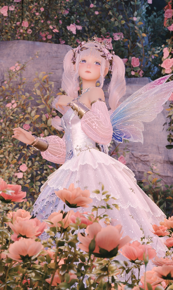 Pink Flower Fairy image