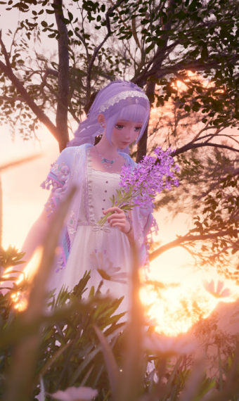 summer girl image