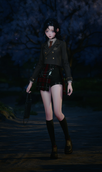Goth School Girl image