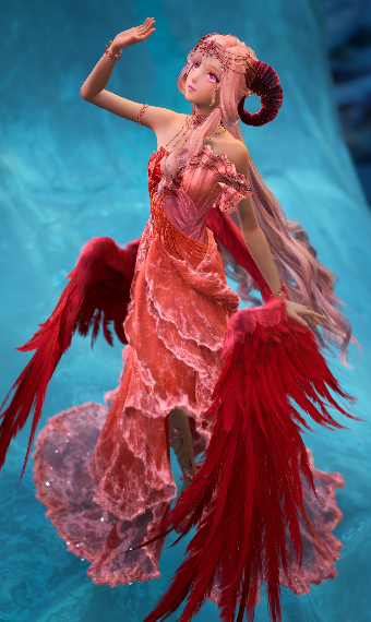 Demon Lady in Red image