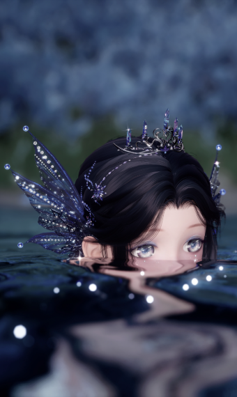 Mermaid but Blue image