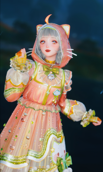 Peachy Raindrops image