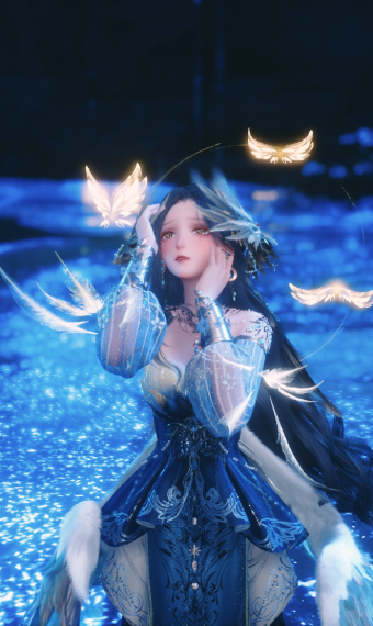 Gold-tipped nightingale image