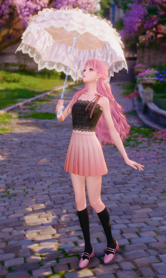 Simple Pink and Black image