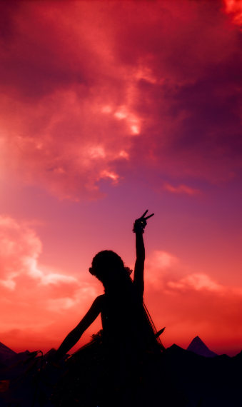 sunset image