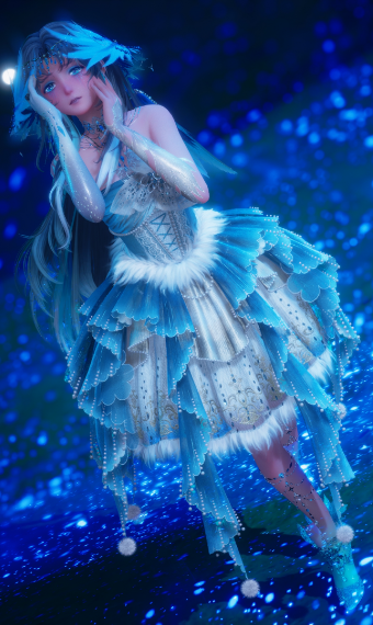 Dancing tear drops image