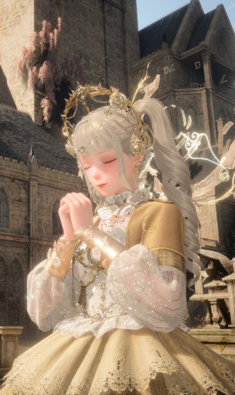 Gold Lolita Style image