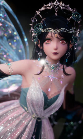 Goth Fairy Floating Outfit image