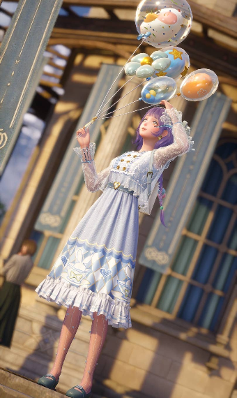 Blue Balloon Bunny image