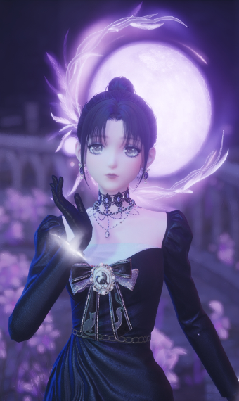 Eerie Season Goth Look image