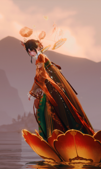 Sunsoaked Lotus image