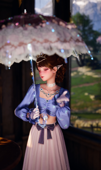 Starlit Hibiscus Fairy image