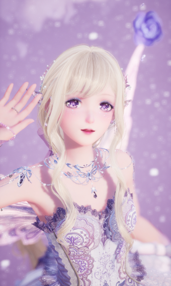 Purple fairy image
