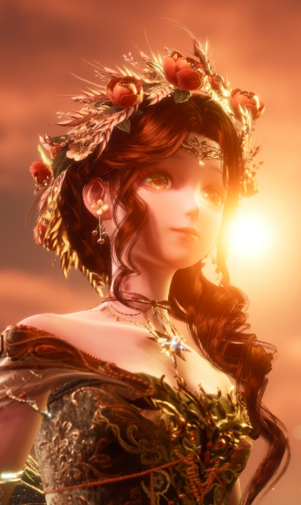 Autumn Fall Fairy Goddess image