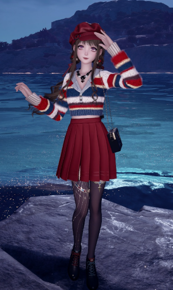 Red Blue Stripes image