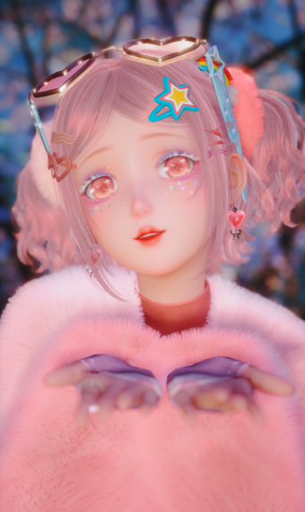 cotton candy cookie image