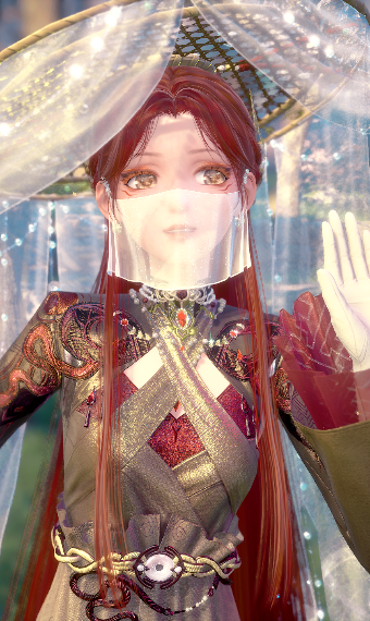 Veiled in White image