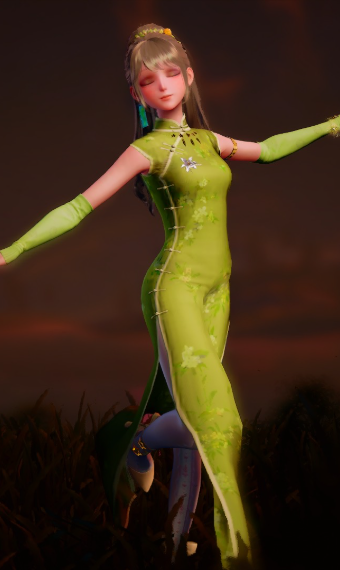 Green lotus image