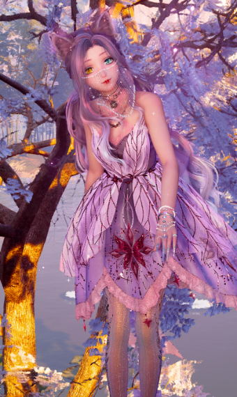 pink fox image