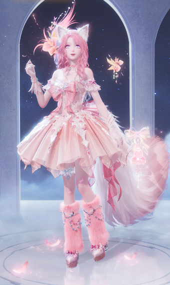 Pink Magical Kitty image