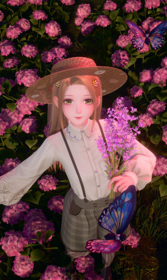 Farm girl image