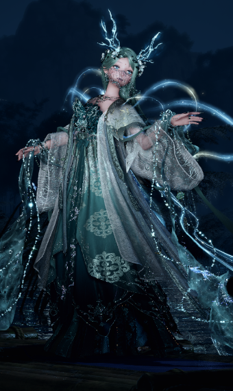 Mint green dragon image
